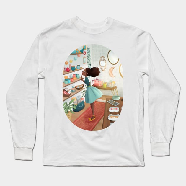 Trinket Shop Long Sleeve T-Shirt by LunarFox